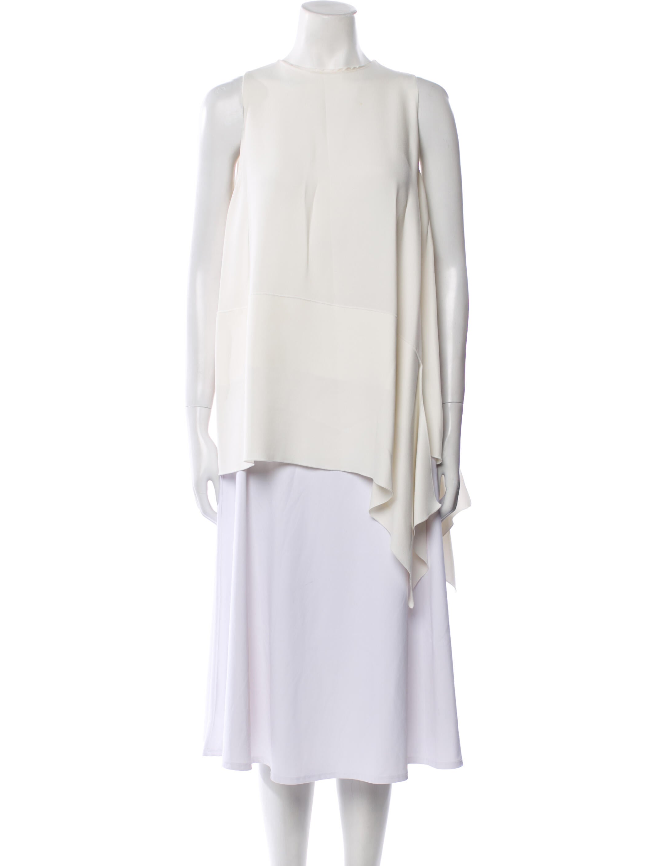 Joseph Bateau Neckline Sleeveless Tunic