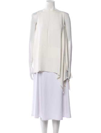 Joseph Bateau Neckline Sleeveless Tunic