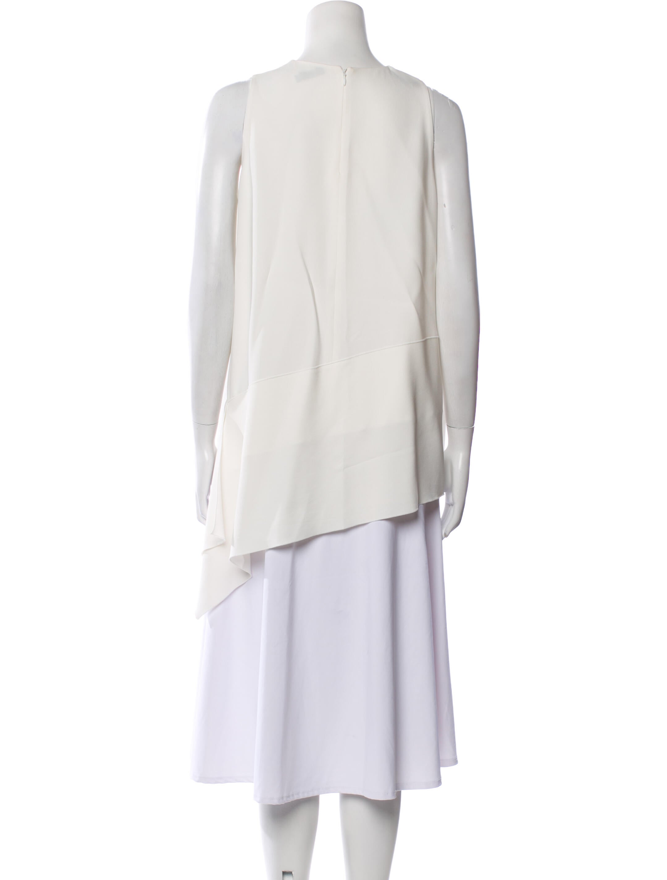 Joseph Bateau Neckline Sleeveless Tunic