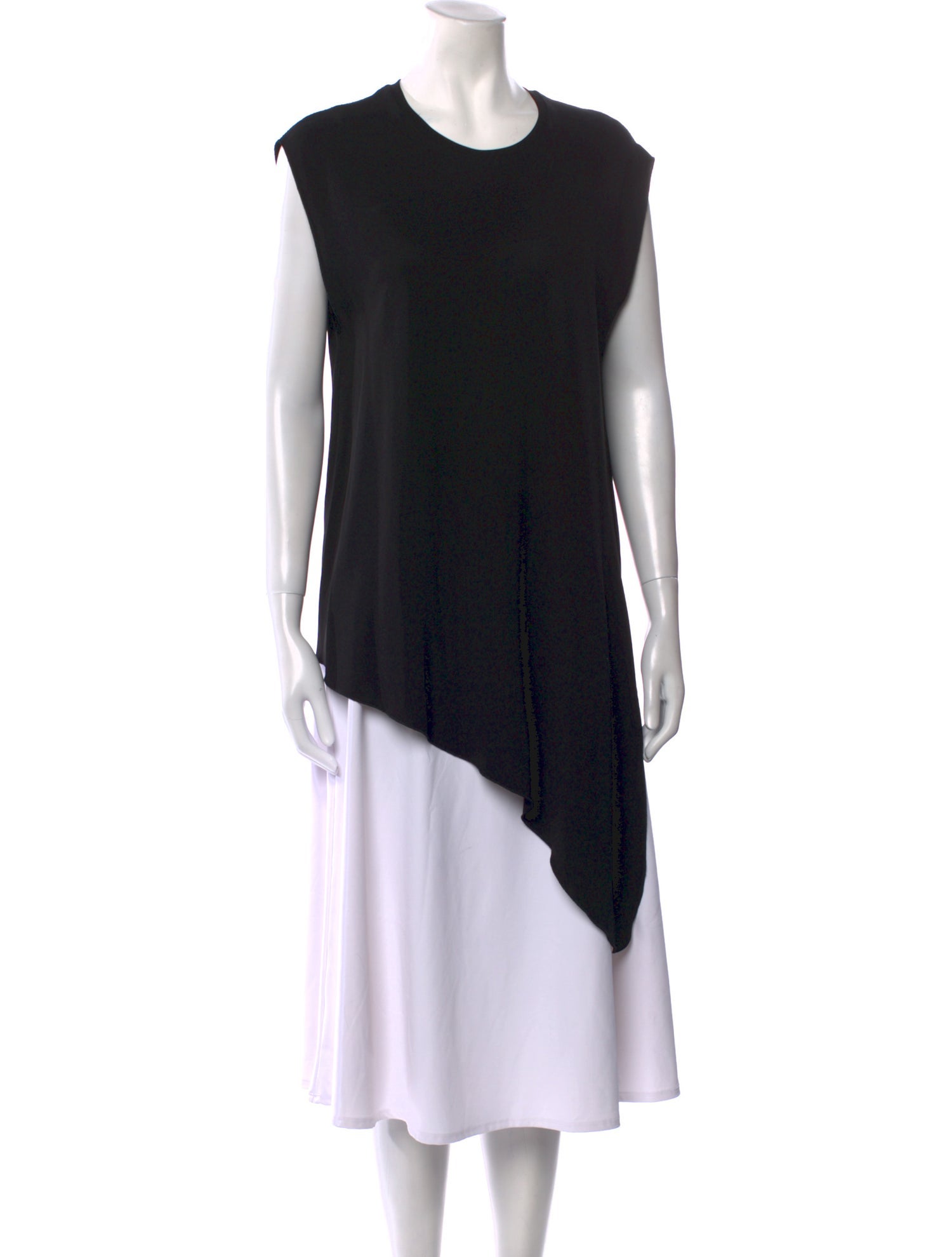 Joseph Crew Neck Sleeveless Tunic