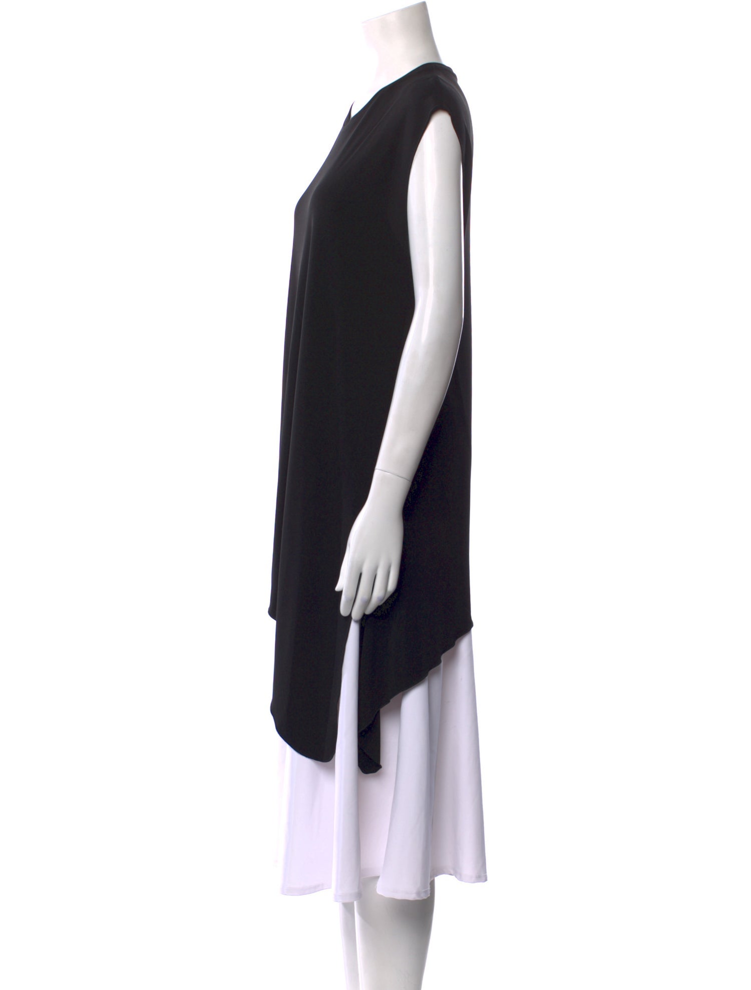 Joseph Crew Neck Sleeveless Tunic