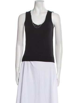 Joseph Scoop Neck Sleeveless Top