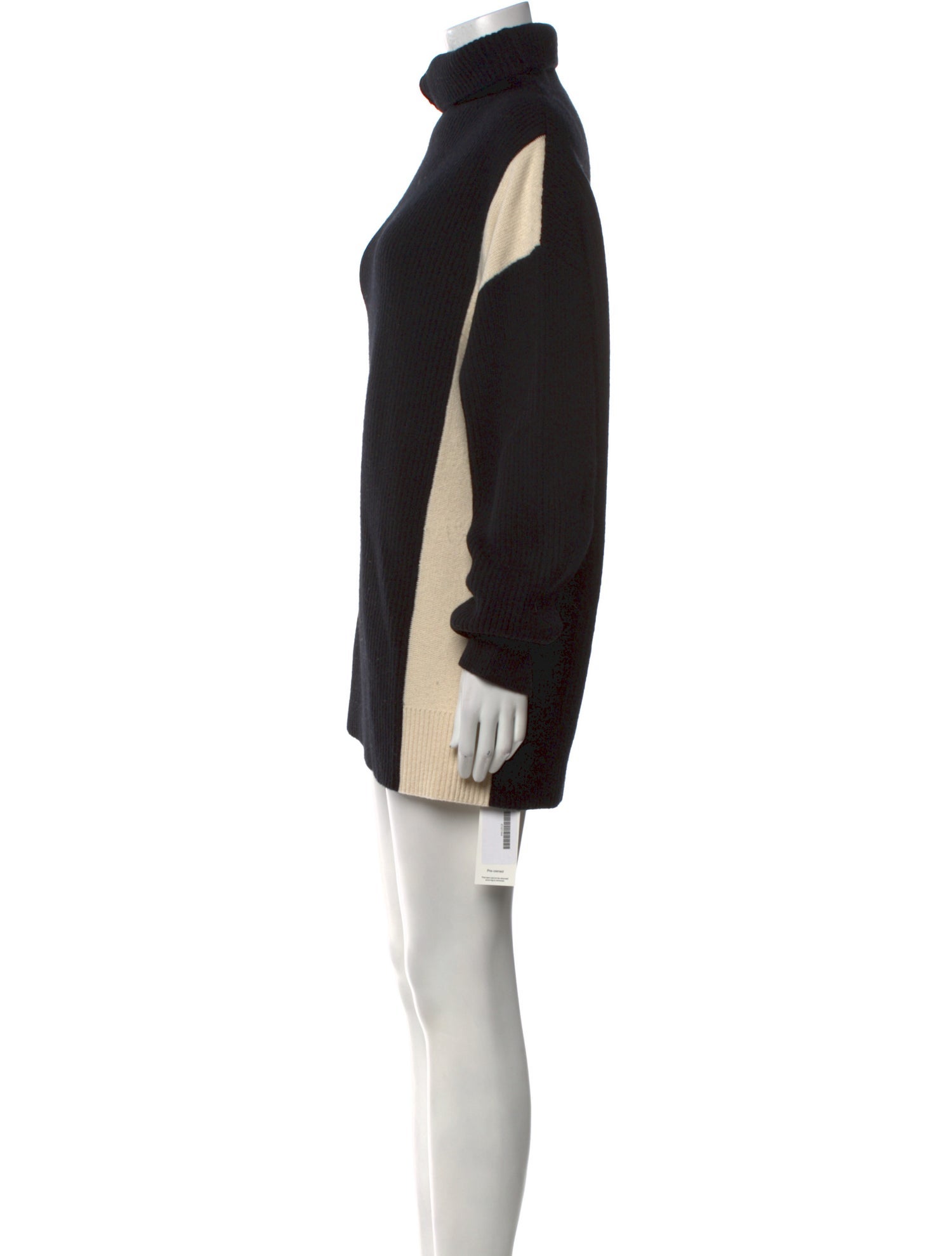 Joseph Wool Colorblock Pattern Sweater