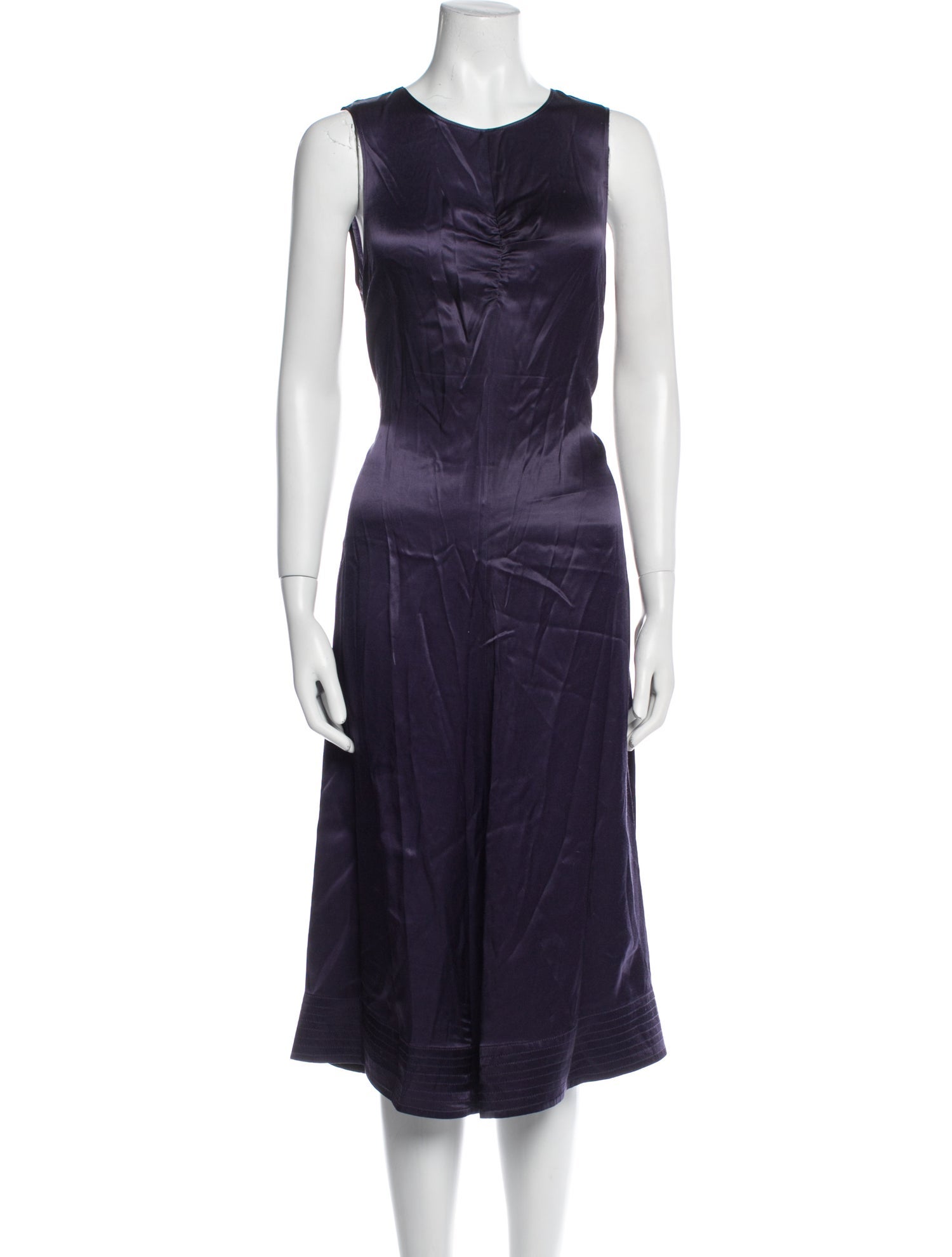 Joseph Scoop Neck Midi Length Dress