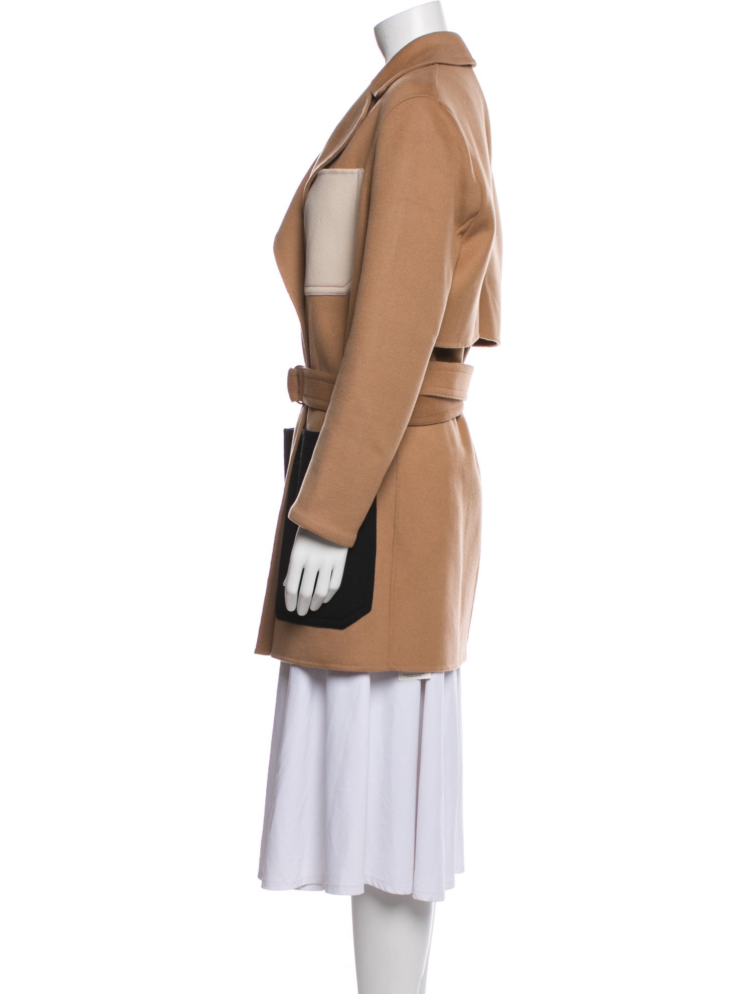 Joseph Wool Colorblock Pattern Jacket