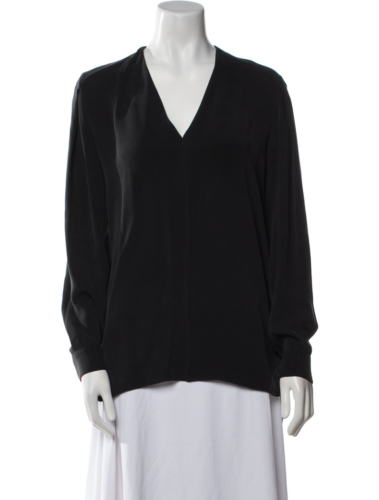 Joseph Silk V-Neck Blouse