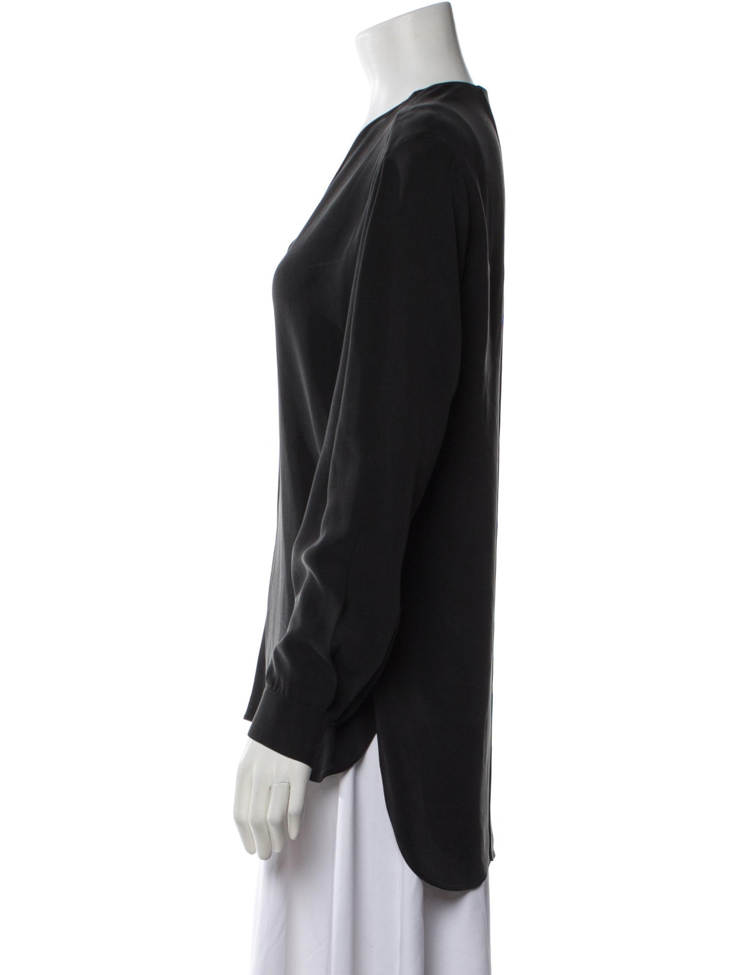 Joseph Silk V-Neck Blouse