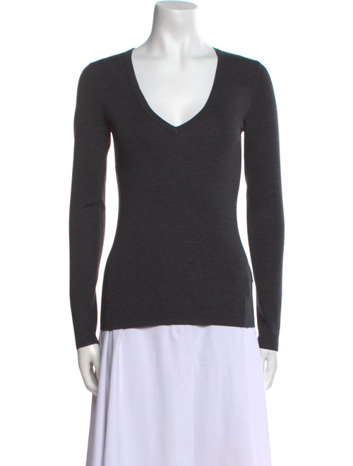 Joseph Silk V-Neck T-Shirt