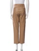 Joseph Lambskin Straight Leg Pants