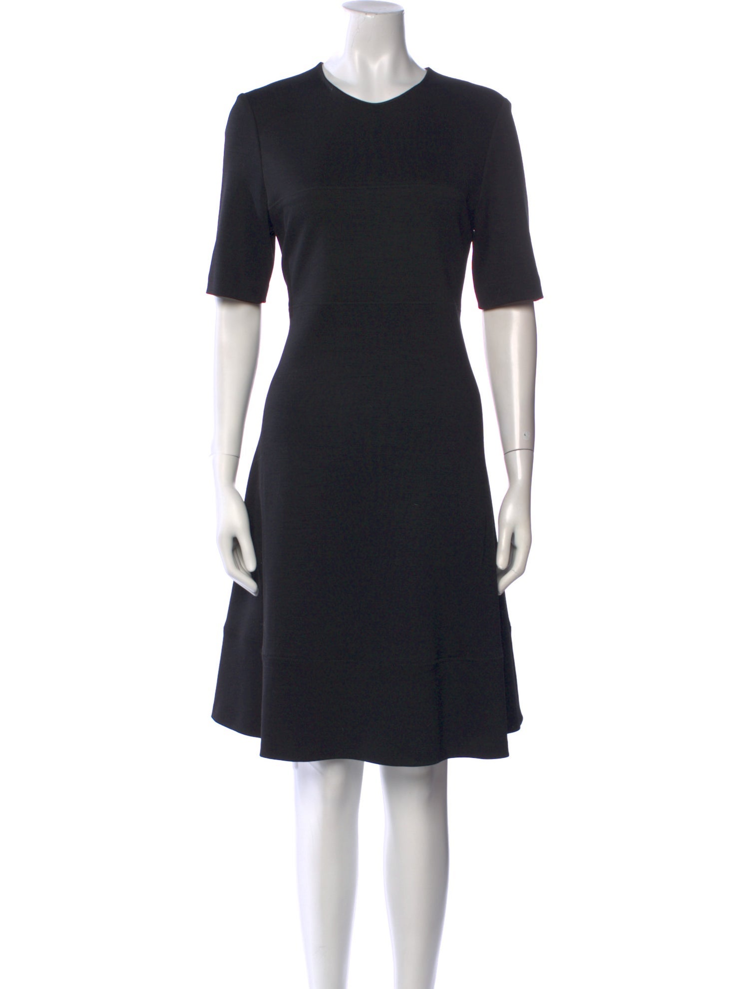 Joseph Crew Neck Knee-Length Dress