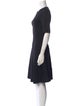 Joseph Crew Neck Knee-Length Dress