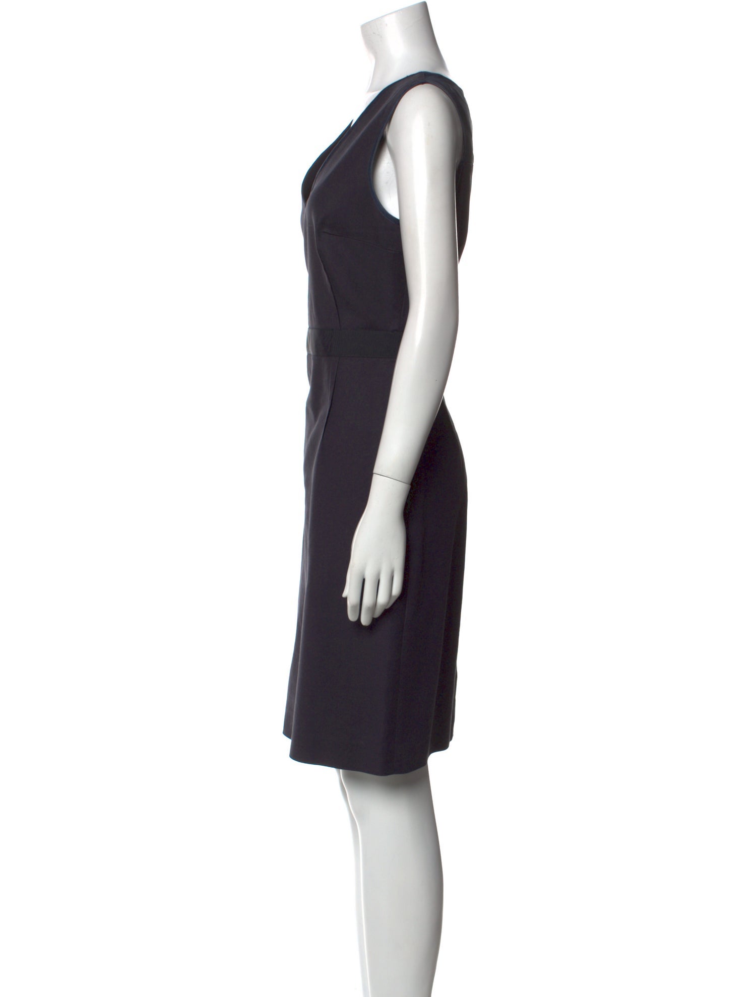Joseph V-Neck Knee-Length Dress