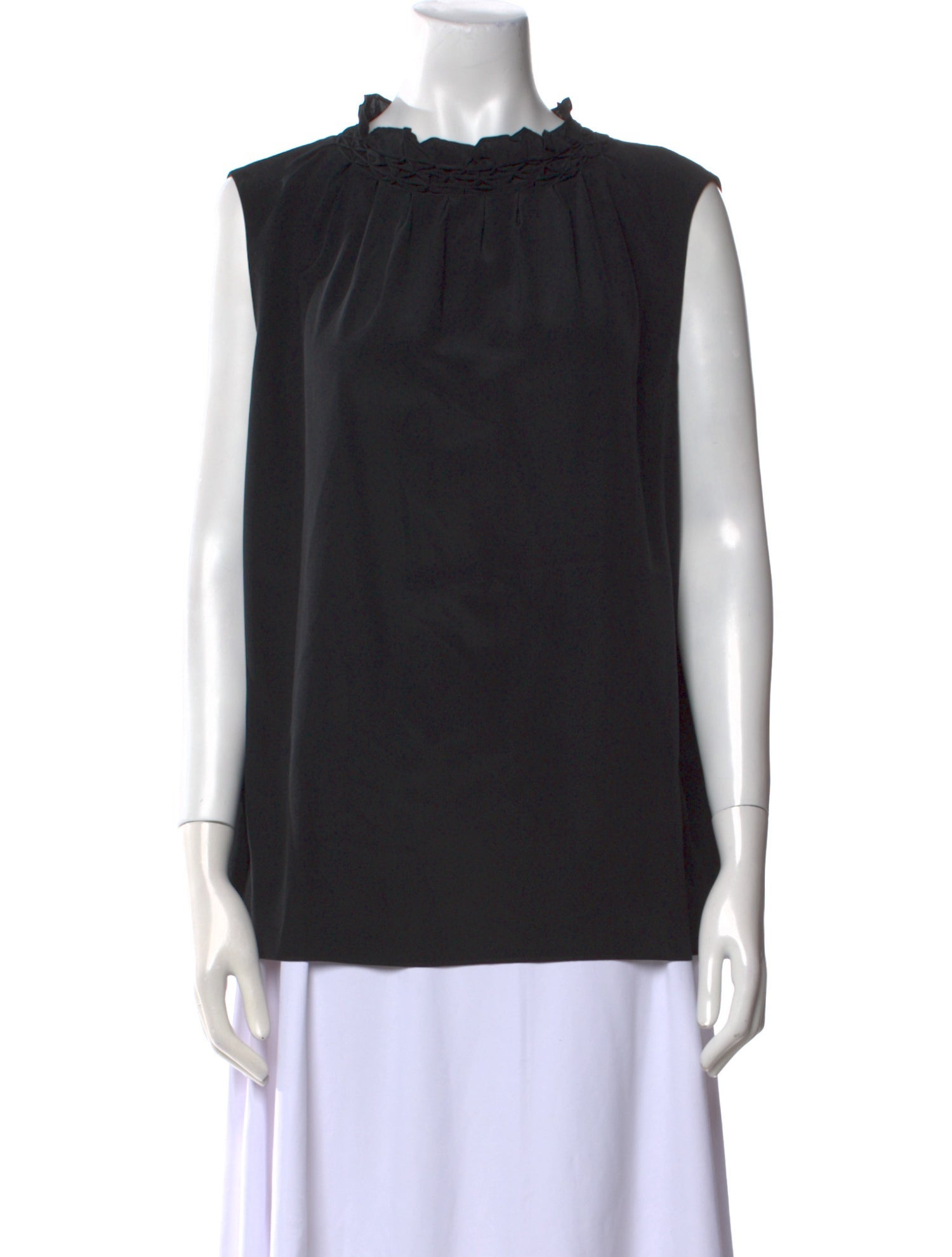 Joseph Silk Mock Neck Blouse