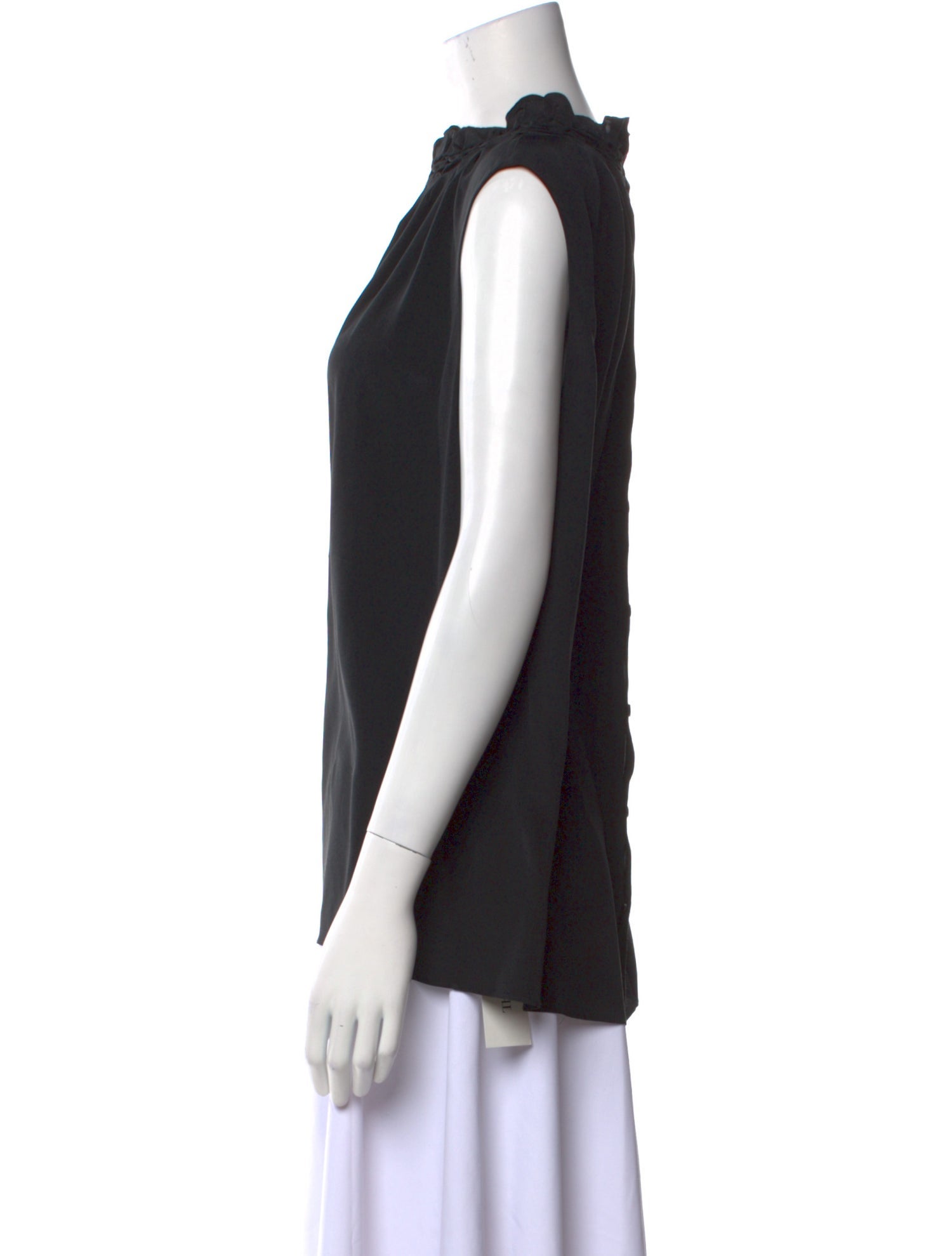 Joseph Silk Mock Neck Blouse