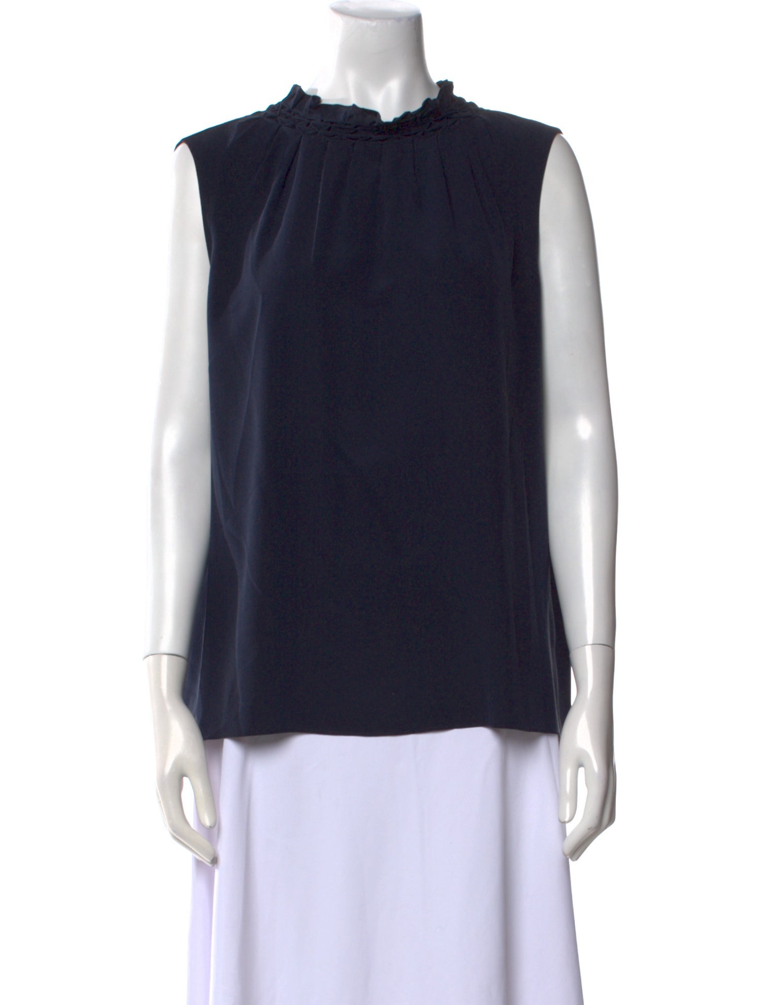 Joseph Silk Crew Neck Blouse