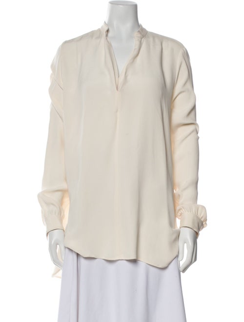 Joseph Silk V-Neck Blouse