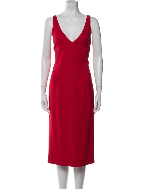 Joseph V-Neck Midi Length Dress