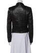 Joseph Leather Colorblock Pattern Biker Jacket