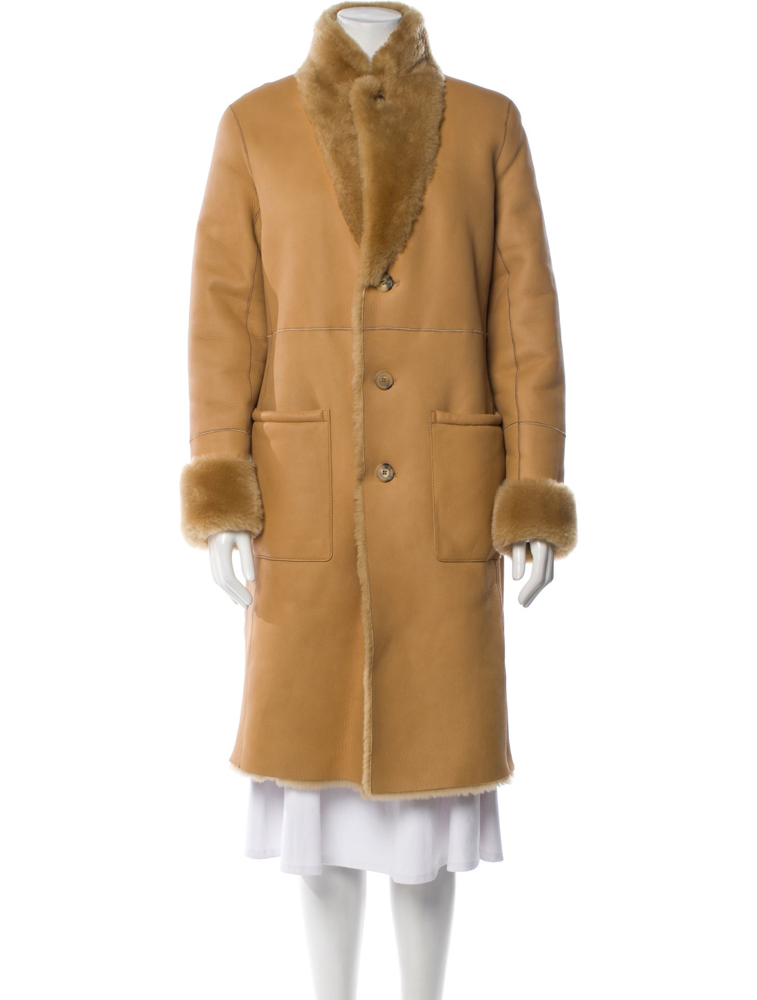 Joseph Shearling Fur Coat
