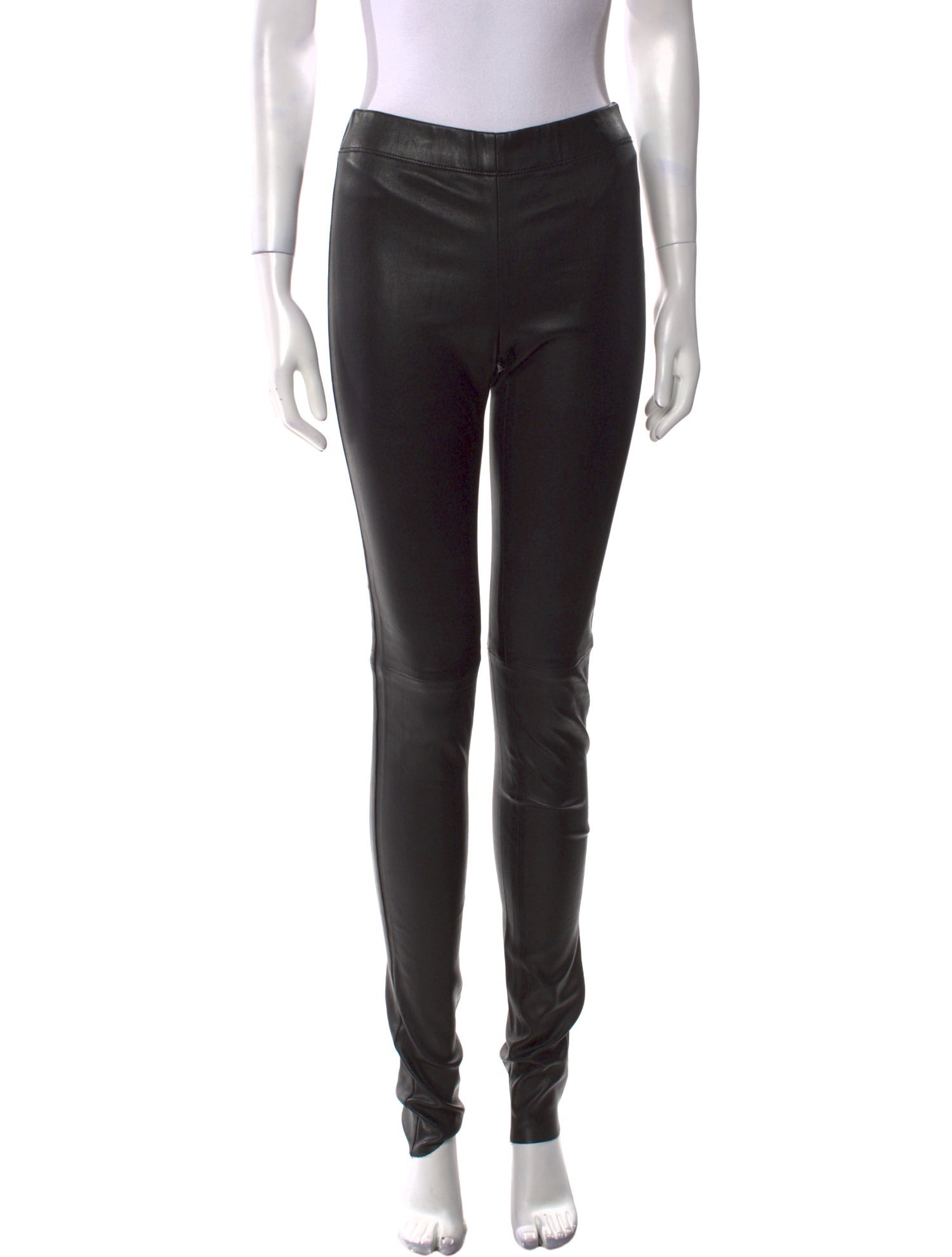 Joseph Lambskin Skinny Leg Pants