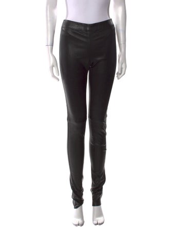Joseph Lambskin Skinny Leg Pants