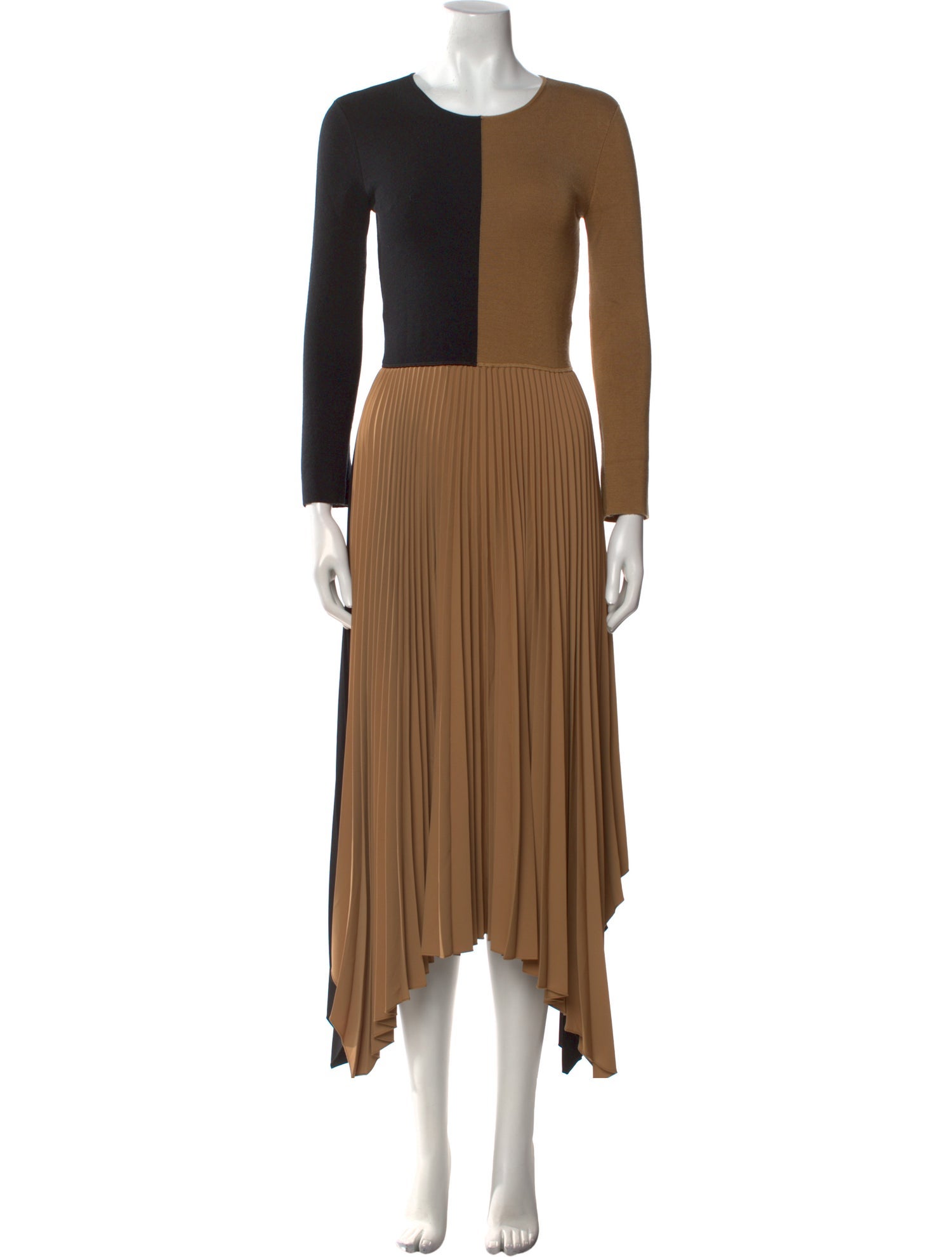 Joseph Crew Neck Midi Length Dress