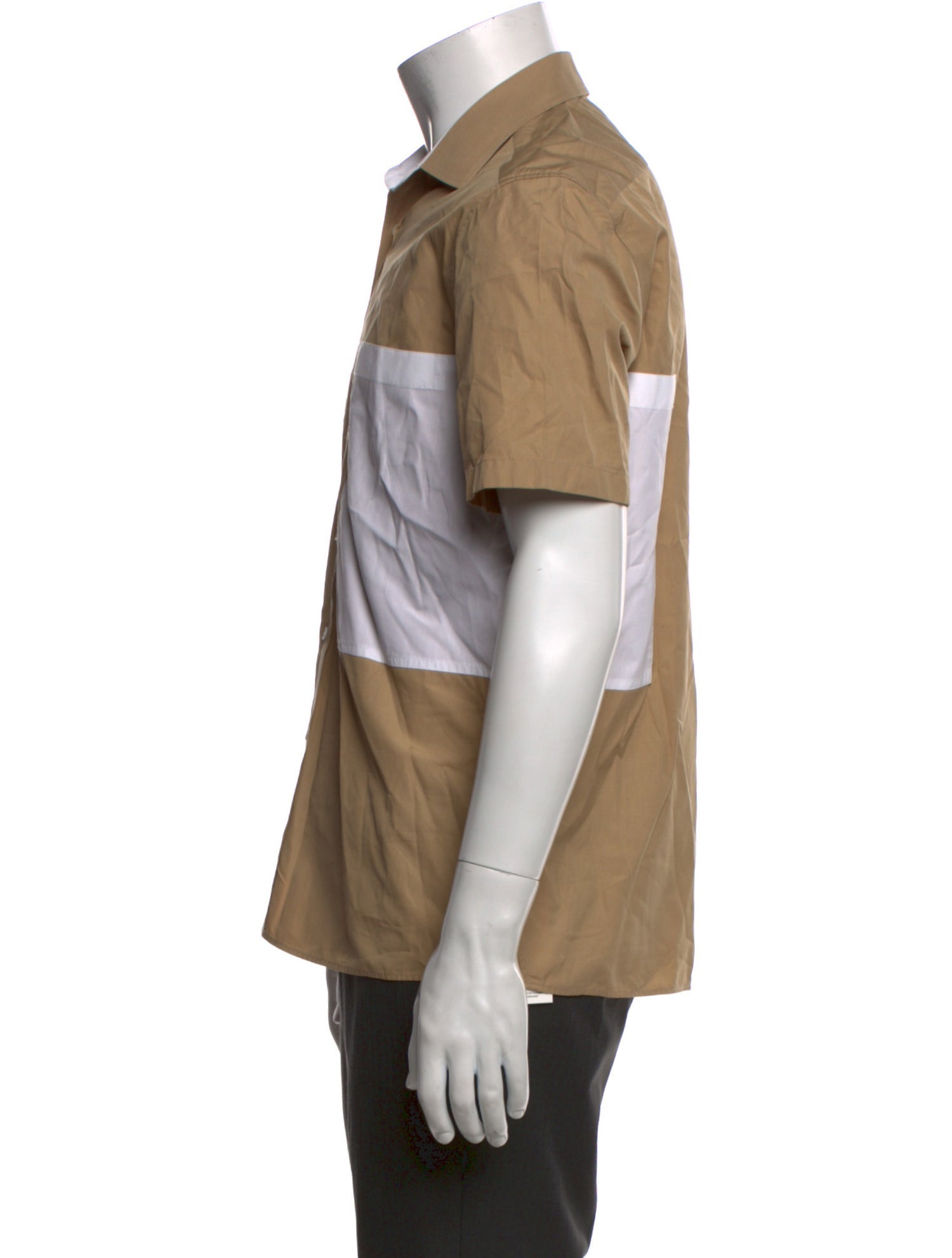 Joseph Colorblock Pattern Short Sleeve Shirt