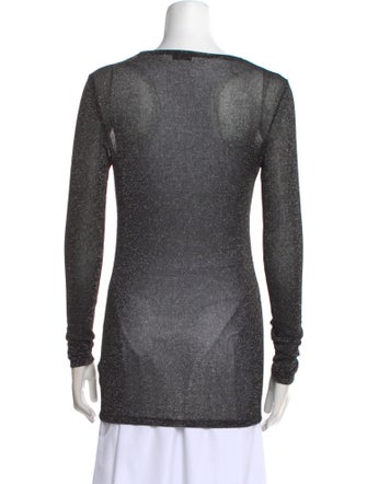 Joseph Scoop Neck Long Sleeve Top