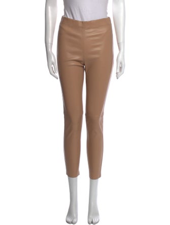Joseph Lambskin Skinny Leg Pants