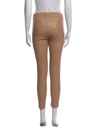 Joseph Lambskin Skinny Leg Pants