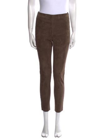Joseph Lambskin Skinny Leg Pants