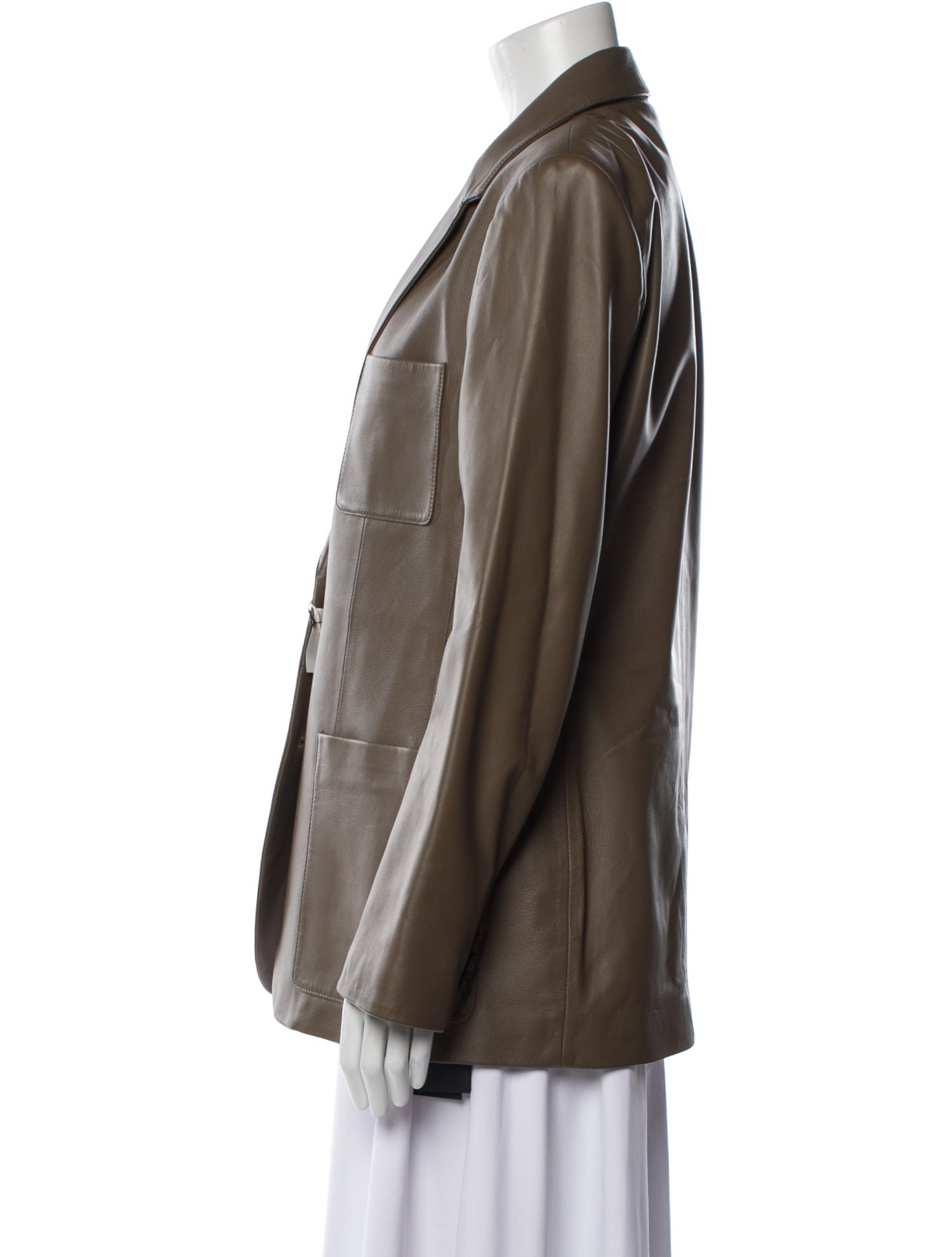 Joseph Jacques Faux Leather Blazer w/ Tags