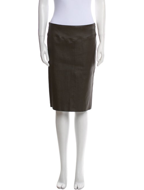 Joseph Lambskin Knee-Length Skirt