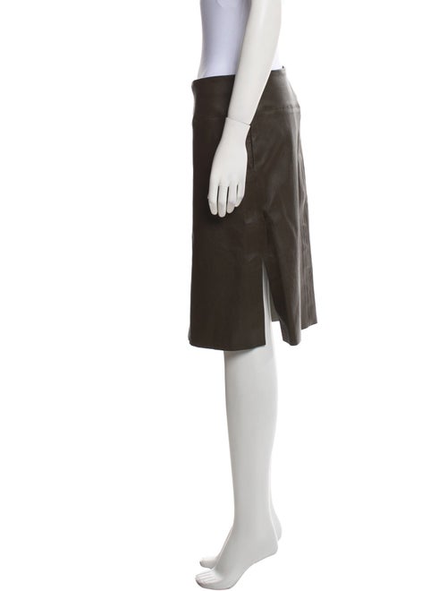 Joseph Lambskin Knee-Length Skirt