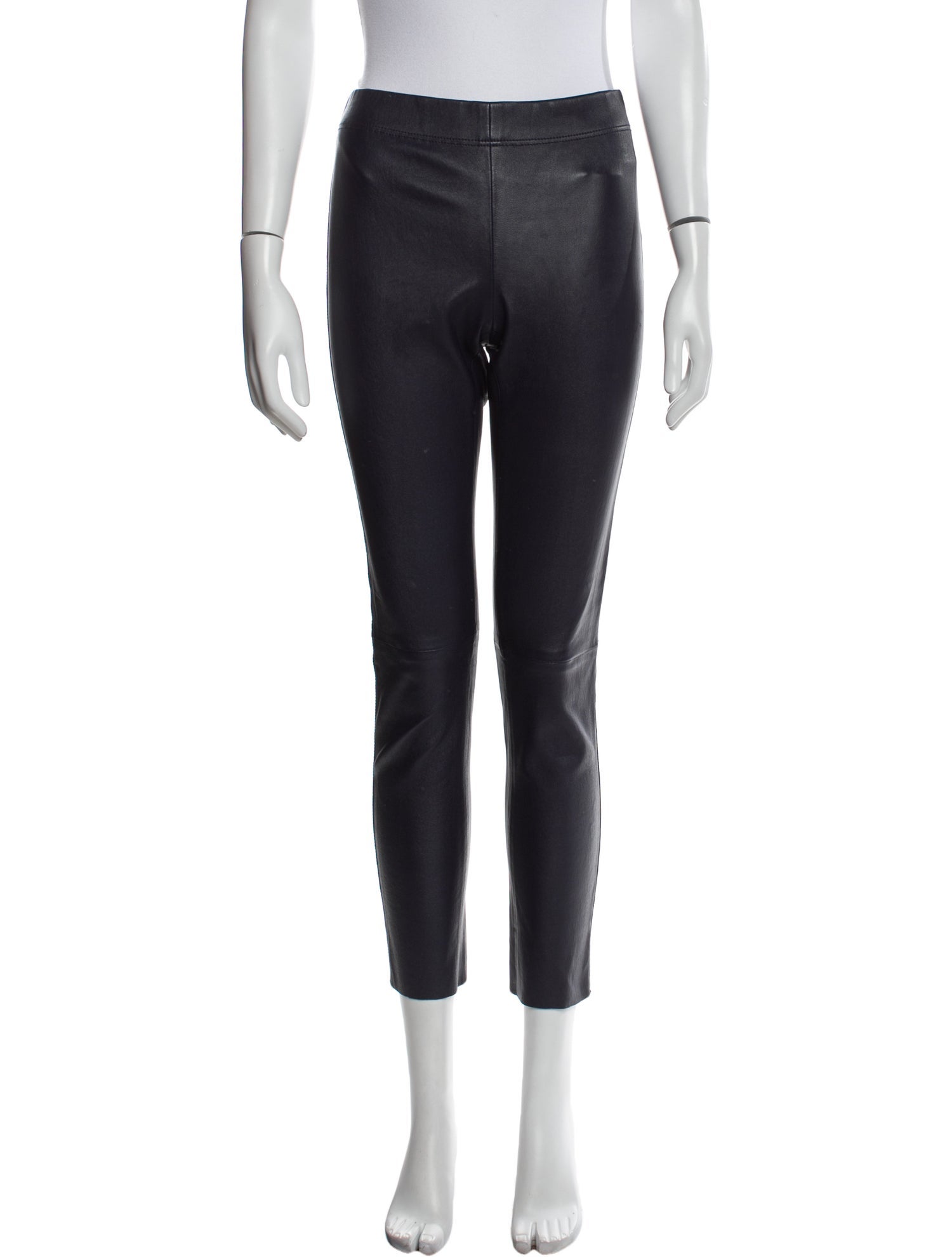Joseph Lambskin Skinny Leg Pants