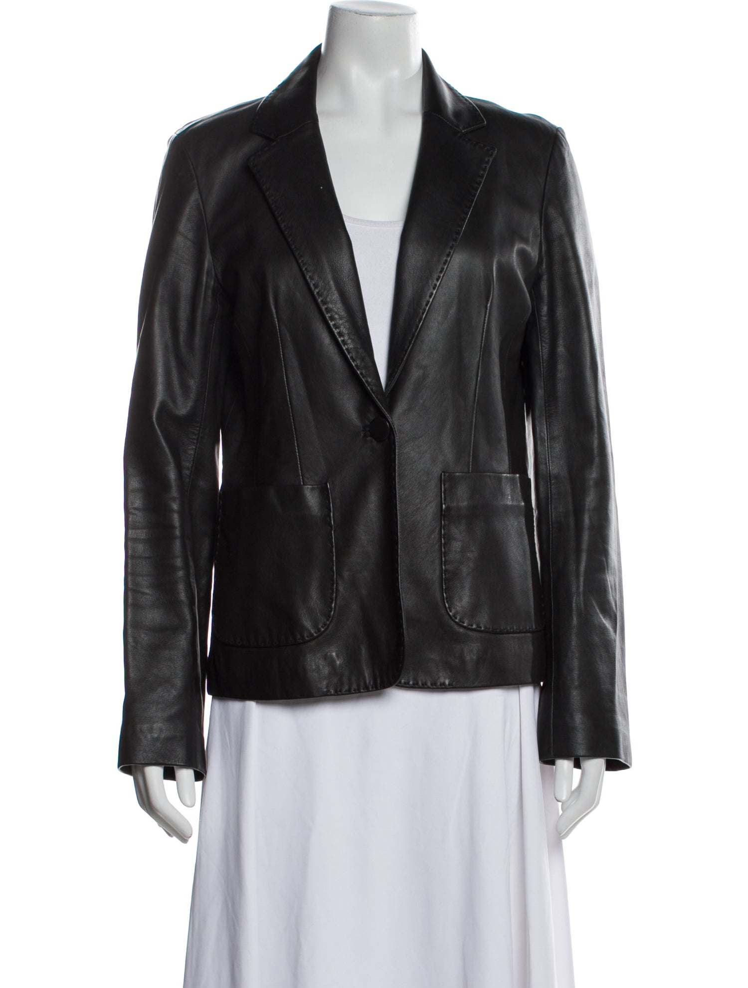 Joseph Lambskin Blazer