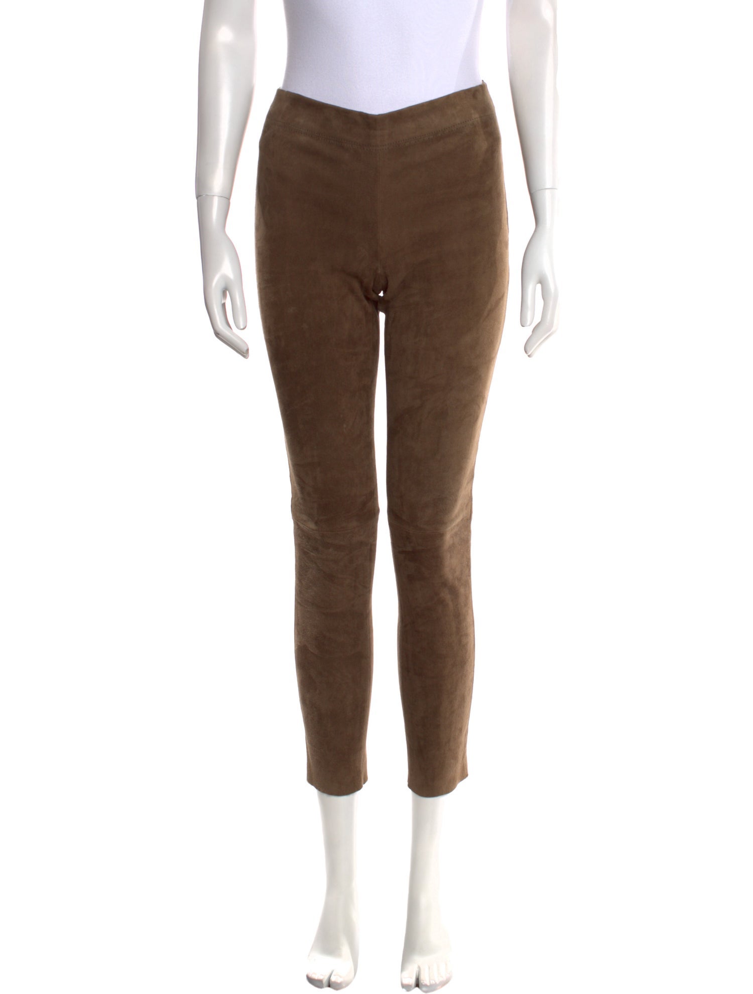 Joseph Lambskin Skinny Leg Pants