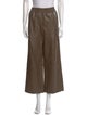Joseph Lambskin Wide Leg Pants