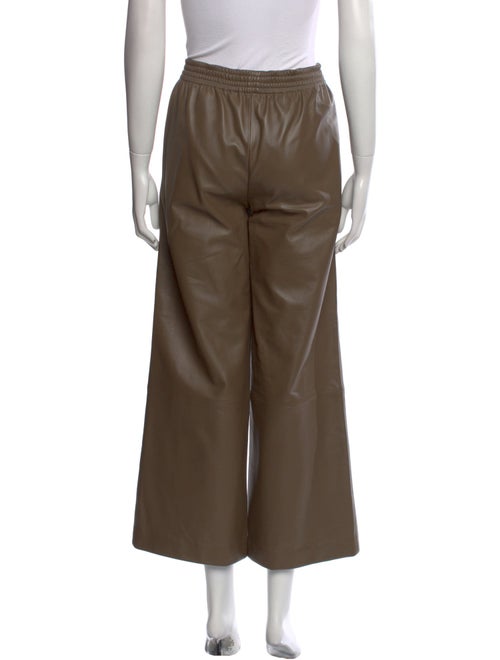 Joseph Lambskin Wide Leg Pants
