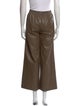 Joseph Lambskin Wide Leg Pants