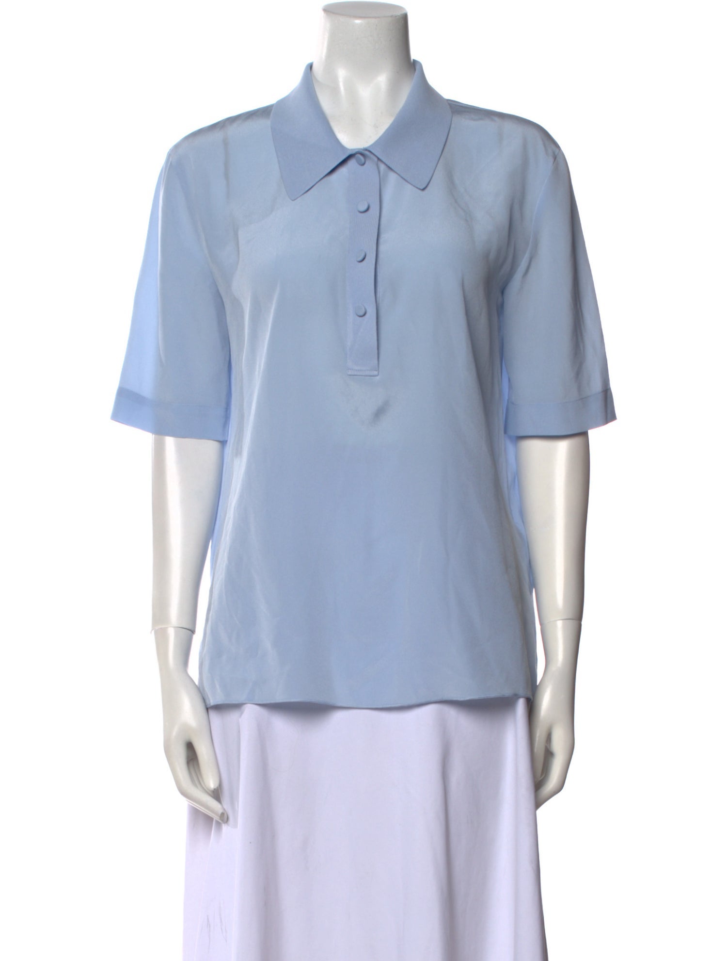 Joseph Silk Short Sleeve Polo