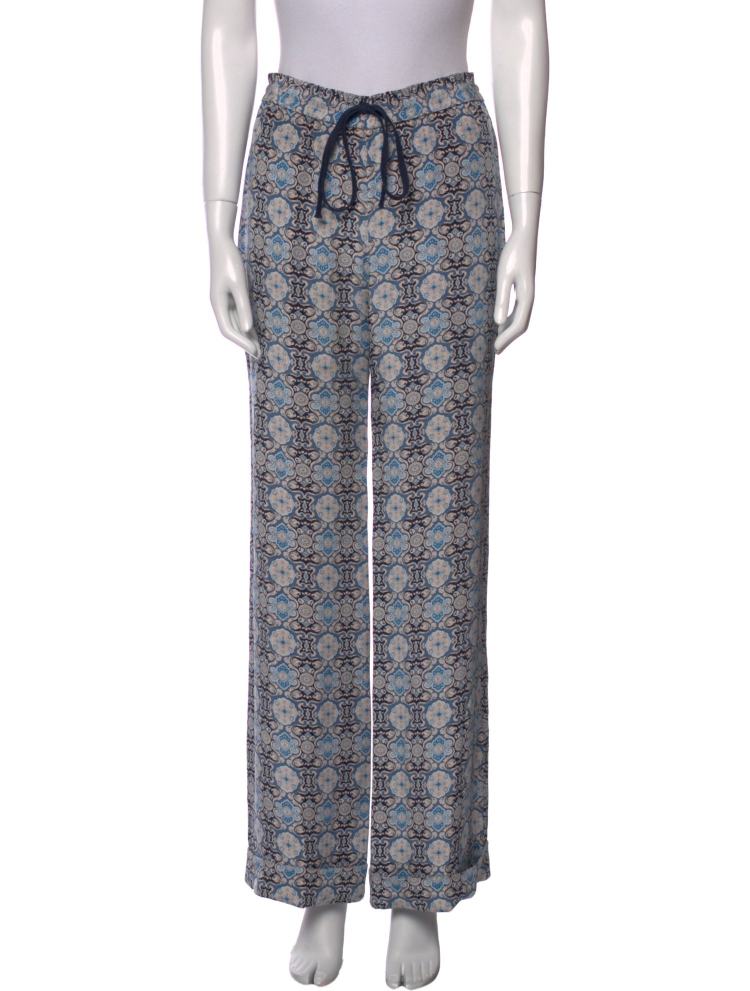 Joseph Silk Wide Leg Pants