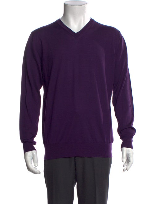 Joseph Merino Wool V-Neck Pullover