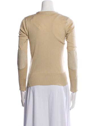 Joseph Mock Neck Long Sleeve Button-Up Top