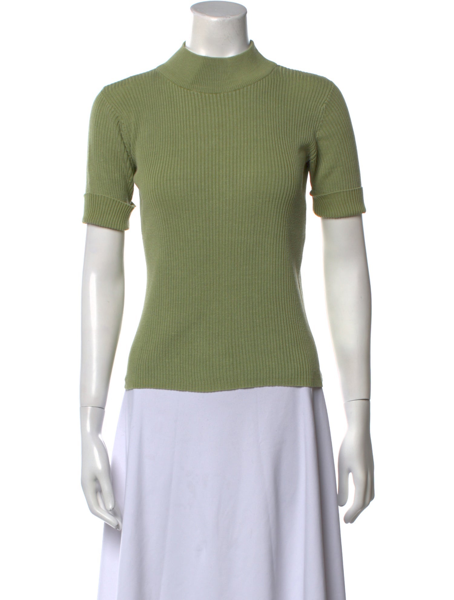 Joseph Silk Mock Neck Sweater