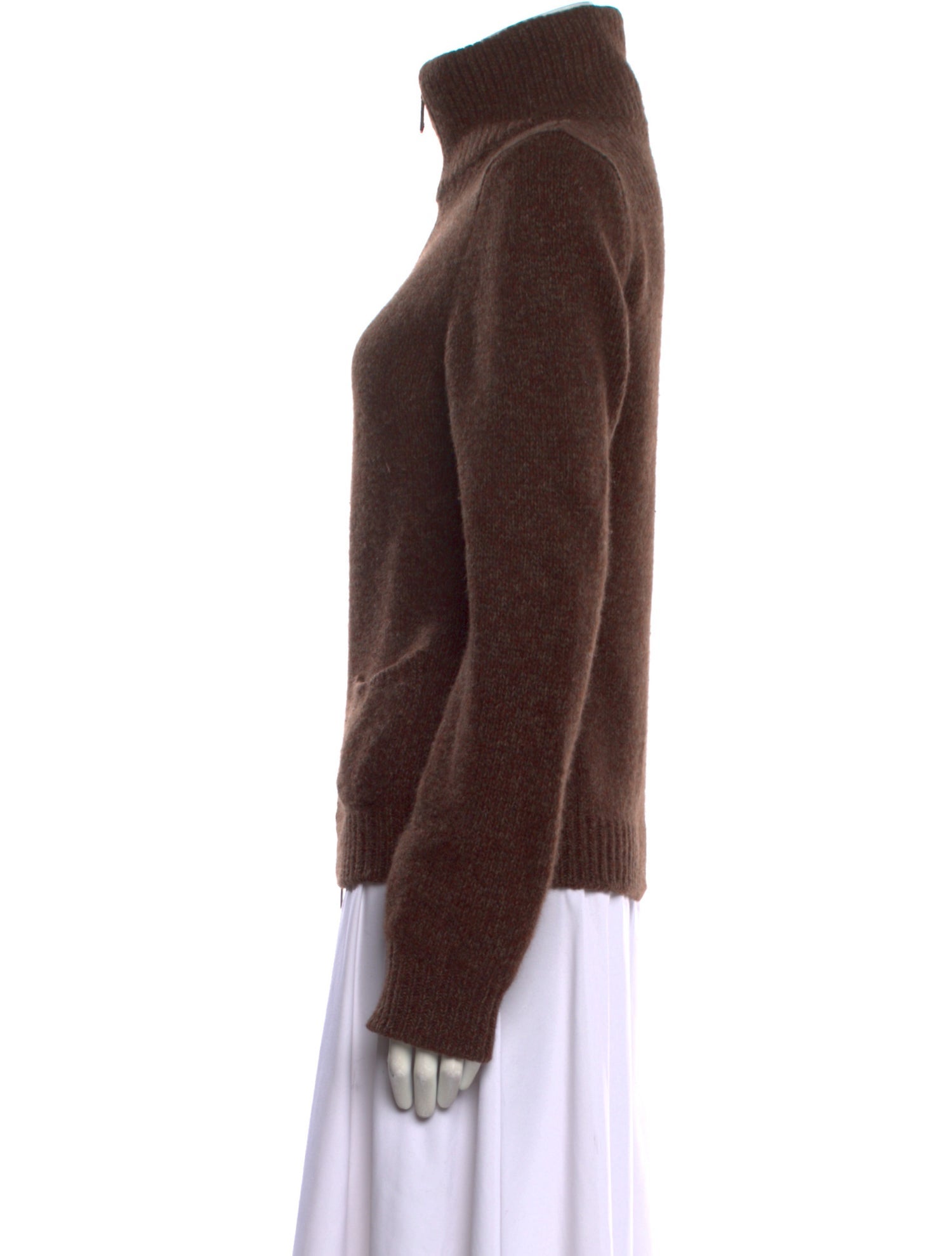 Joseph Merino Wool Mock Neck Sweater