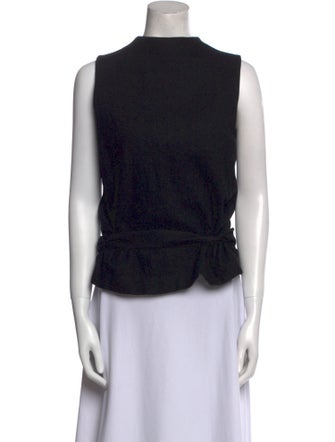 Joseph Mock Neck Sleeveless Top