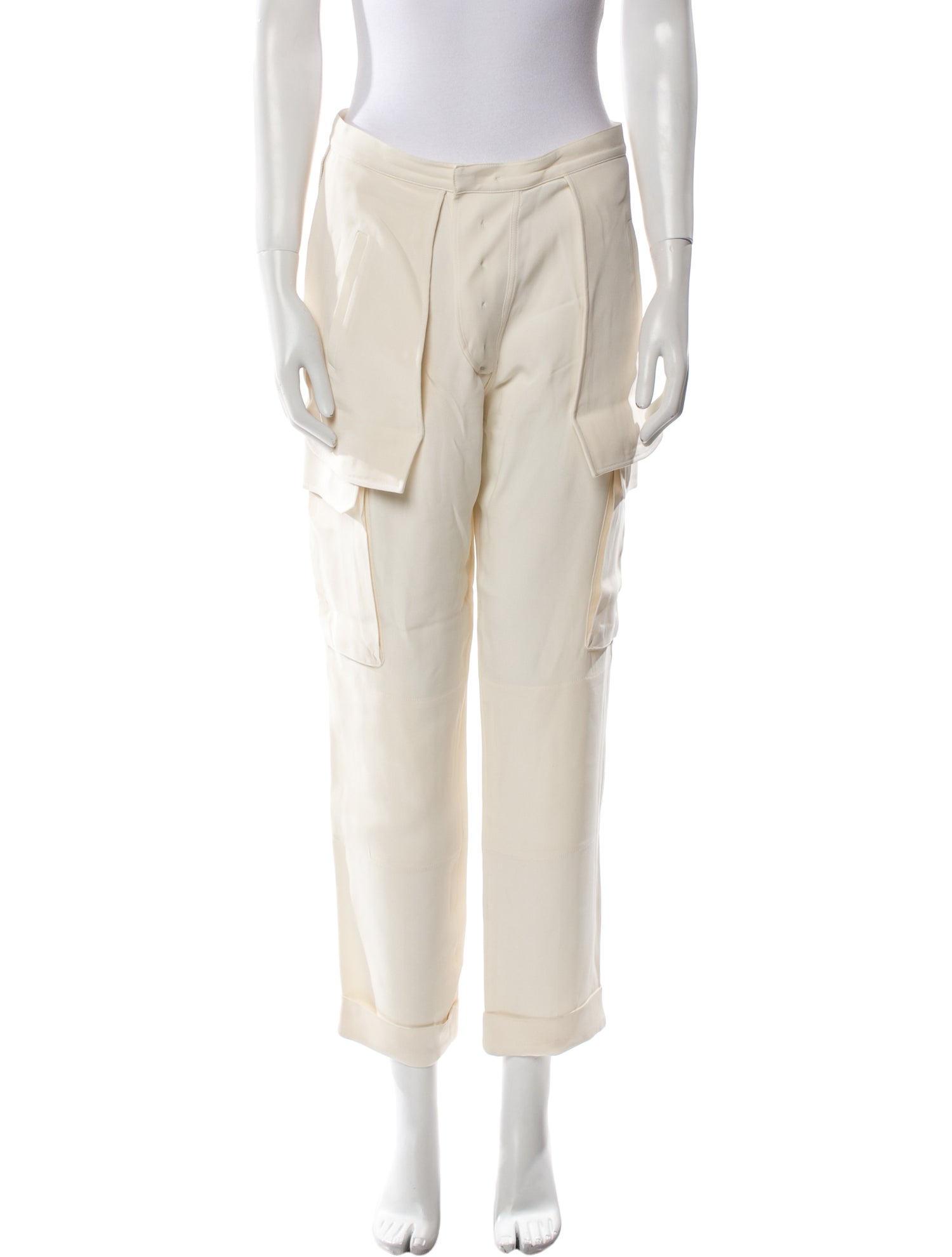 Joseph Silk Straight Leg Pants