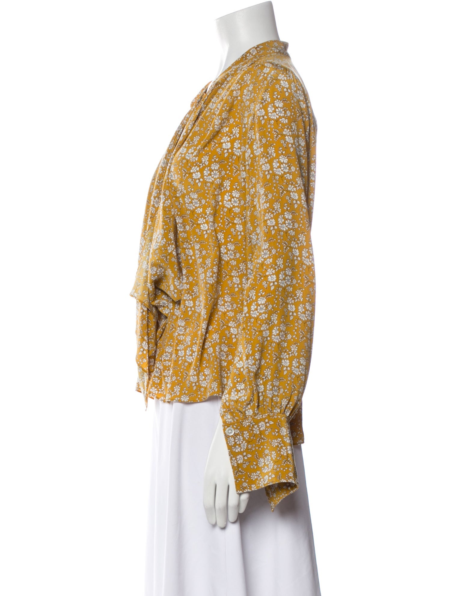 Joseph Silk Floral Print Blouse