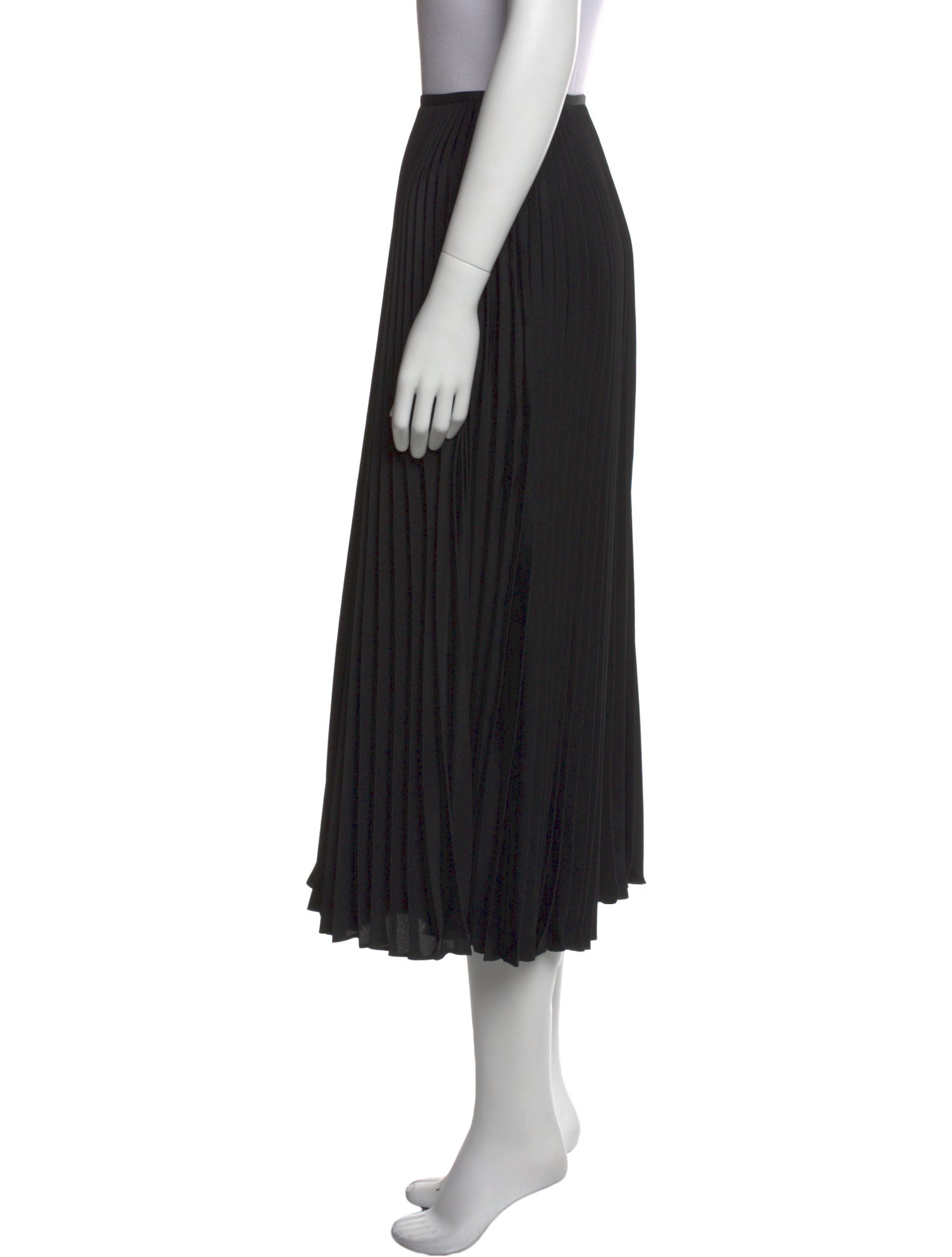 Joseph Pleated Accents Midi Length Skirt
